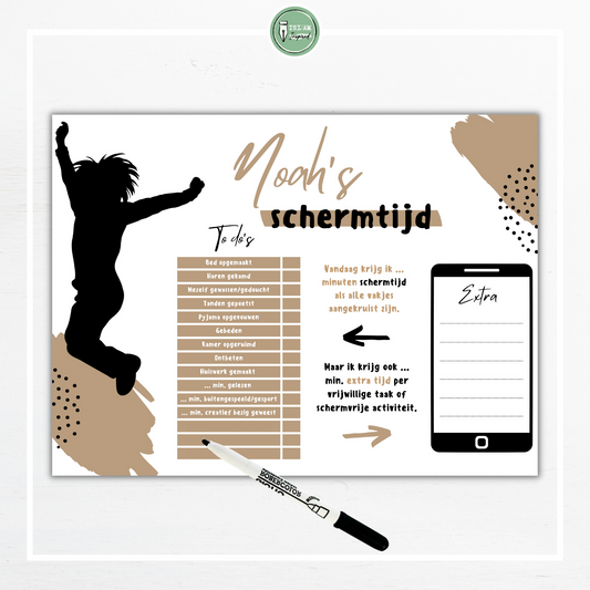 Gepersonaliseerde schermtijd planner