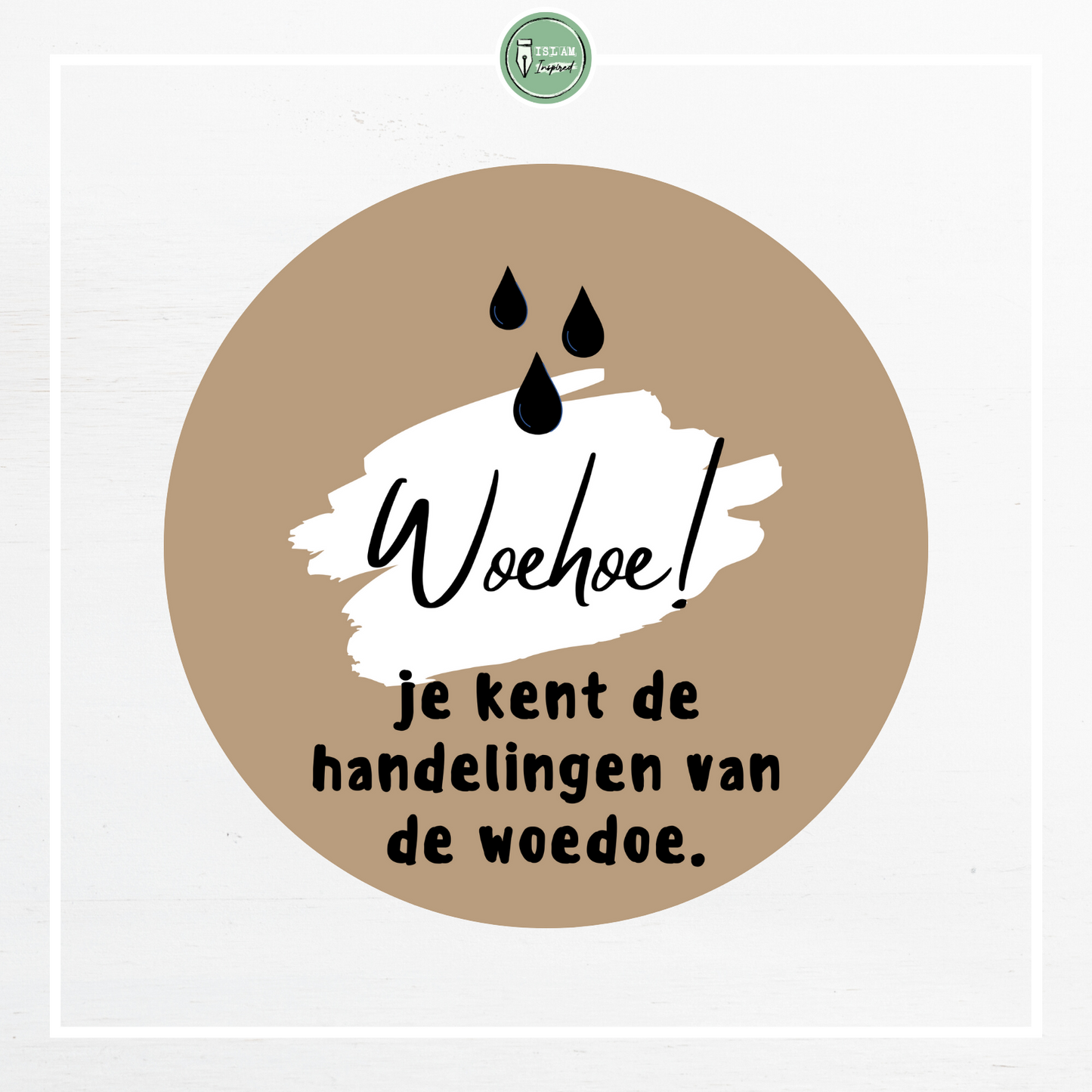 Vel met Islamitische beloningsstickers