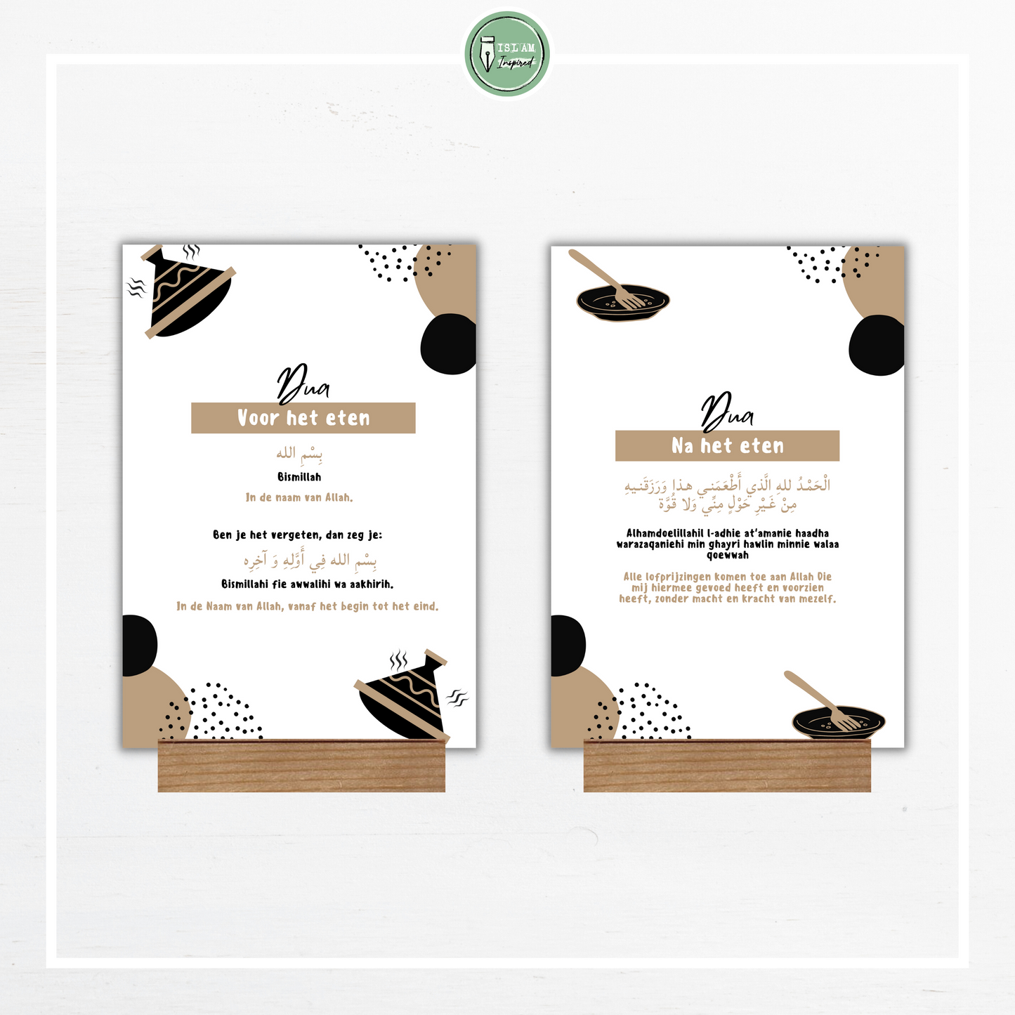 Placemat Islamitische tafelmanieren