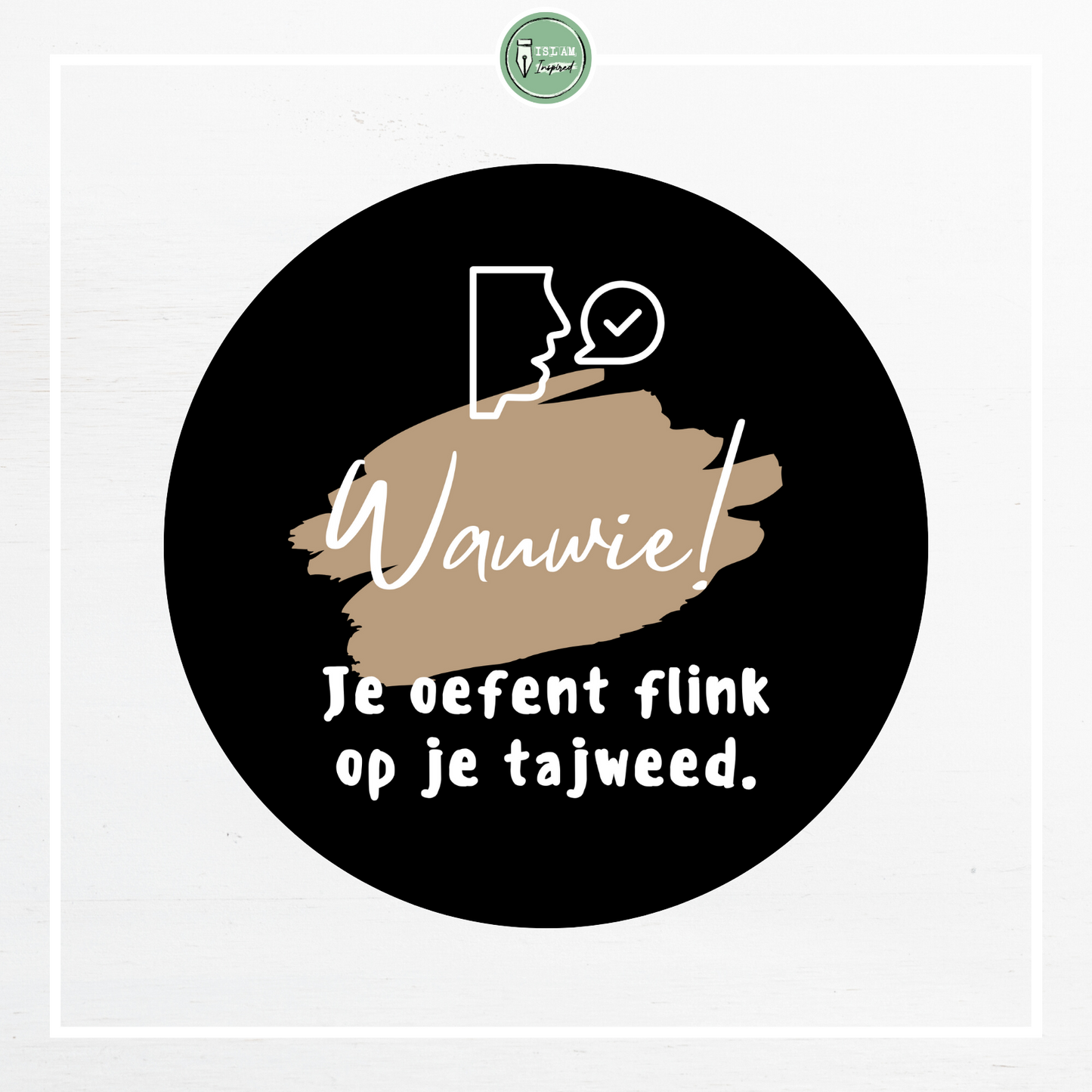 Vel met Islamitische beloningsstickers