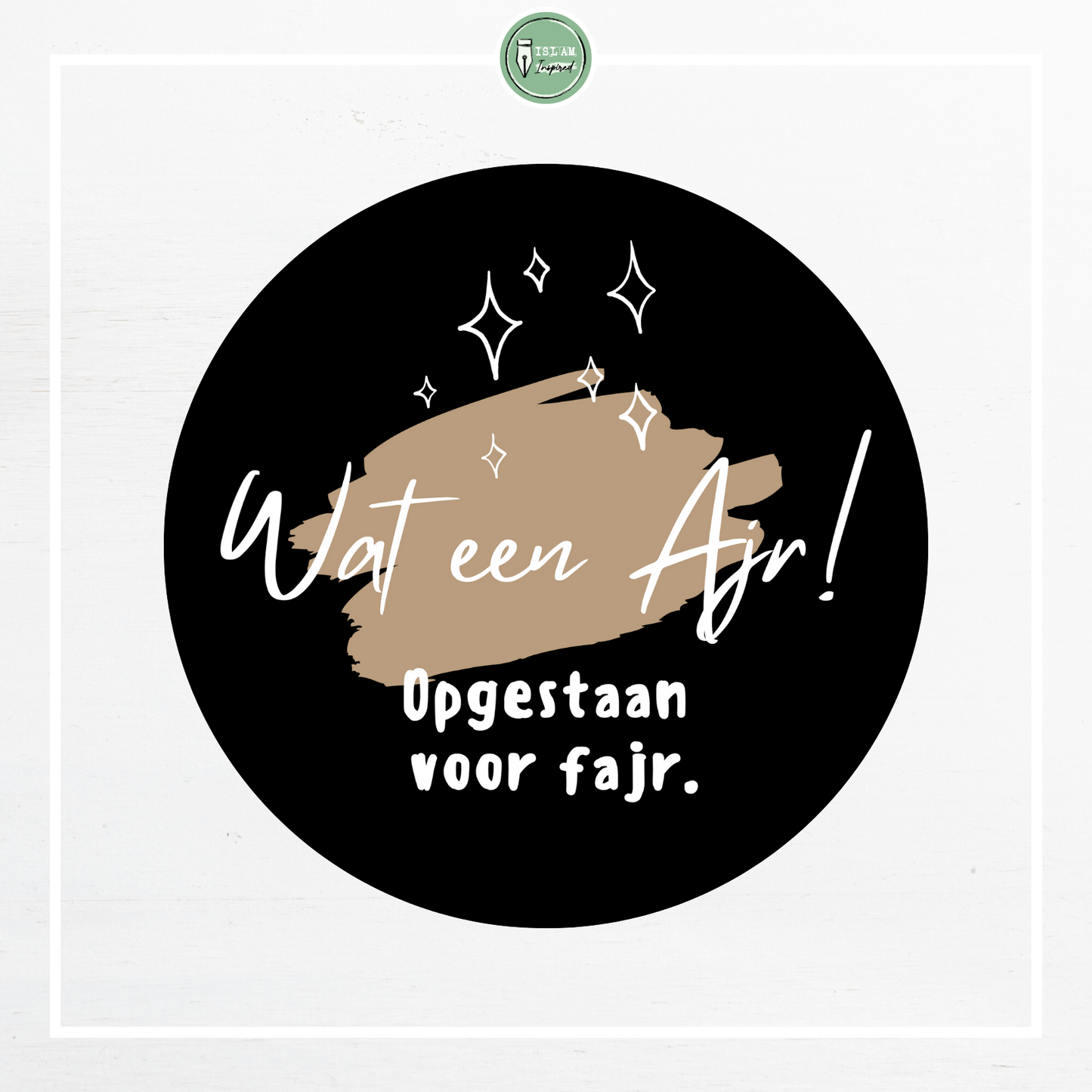 Vel met Islamitische beloningsstickers
