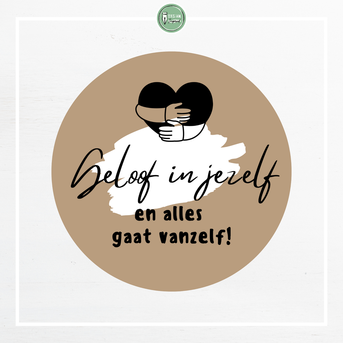 Stickervel huishoudelijke en schoolse verdiensten