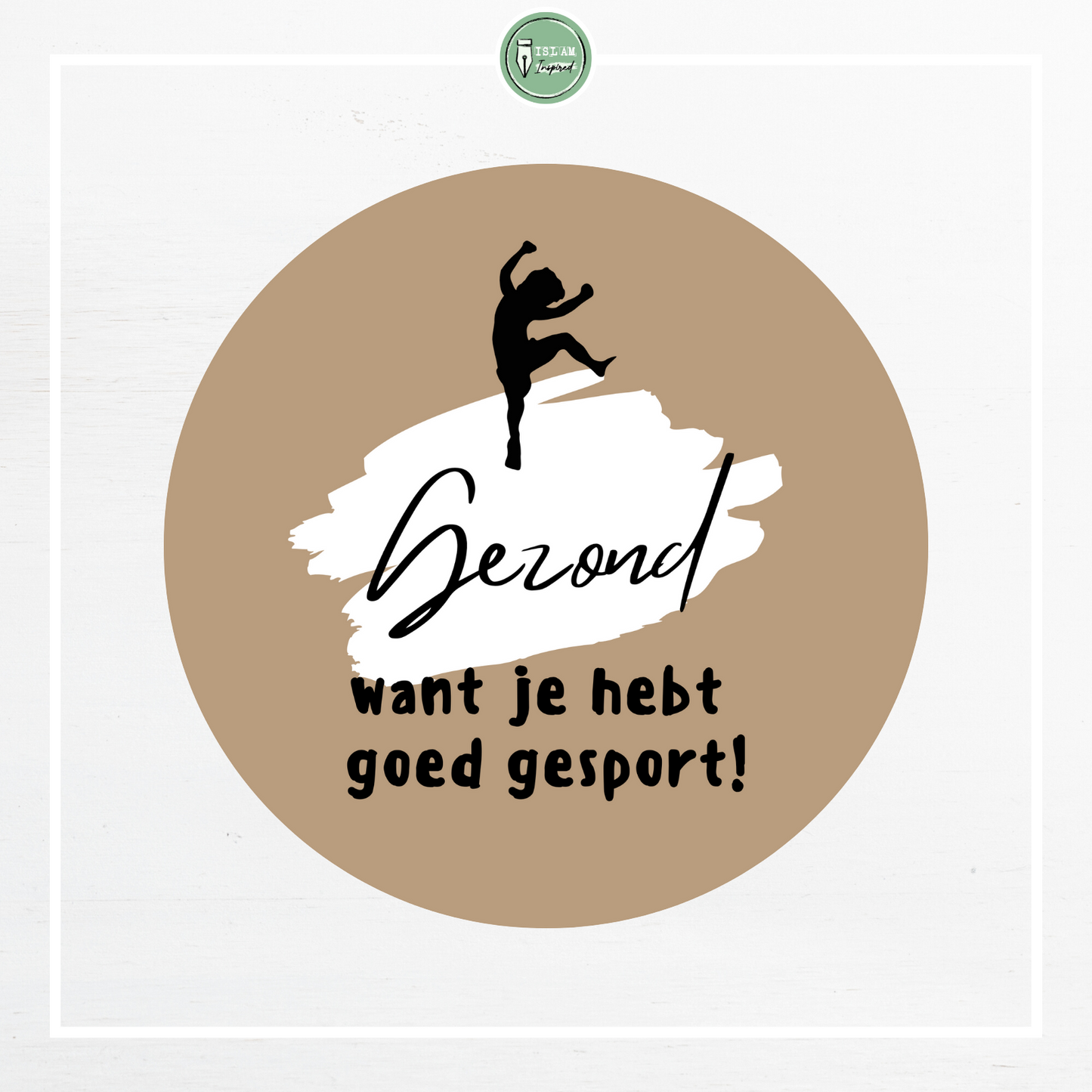 Stickervel huishoudelijke en schoolse verdiensten