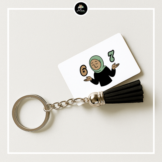 Sleutelhanger '67' voor een meisje