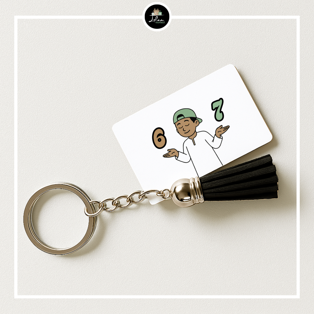 Sleutelhanger '67' voor een jongen