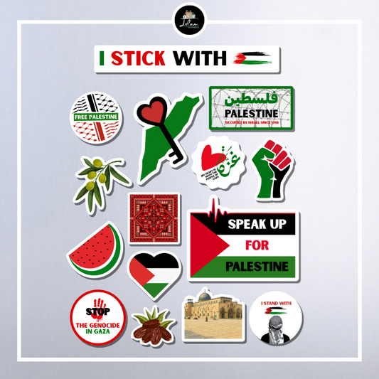 Palestina magneten 'I stick with Palestine'
