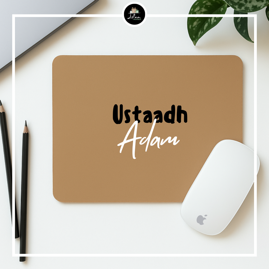 Gepersonaliseerde muismat voor een ustaadh(a)