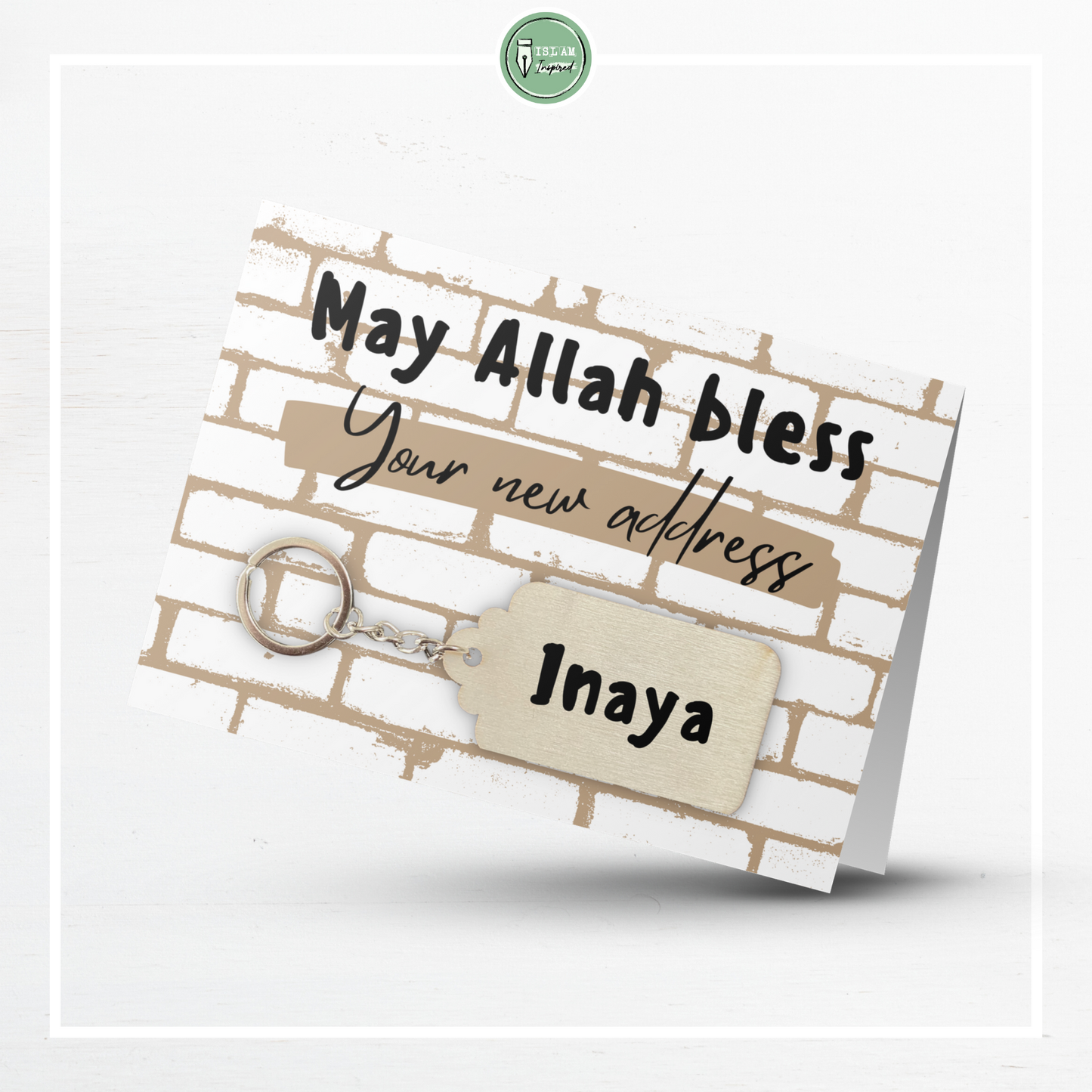 Keycard 'May Allah bless your new address'
