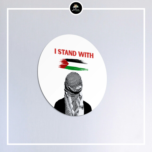 Palestina magneten 'I stick with Palestine'