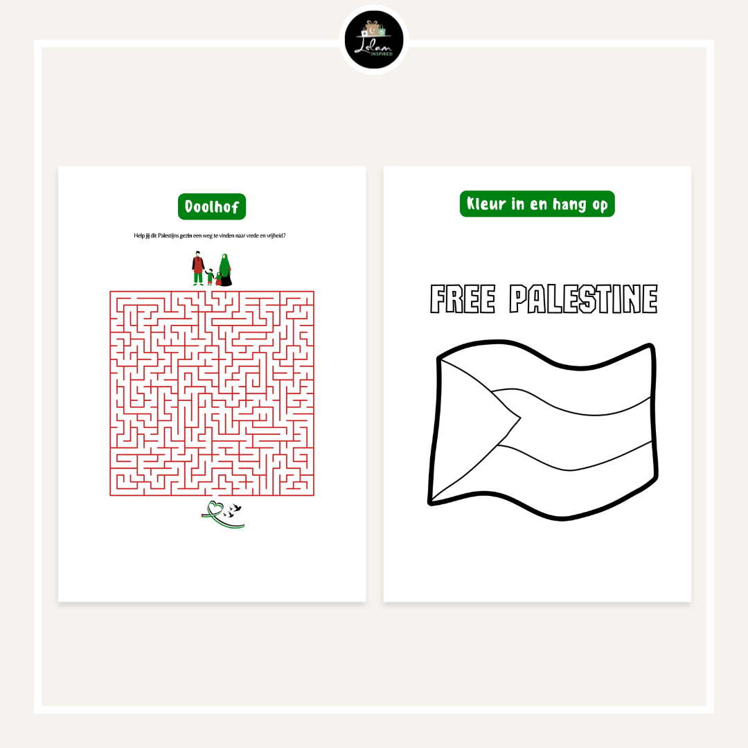 Interactieve Palestina printable