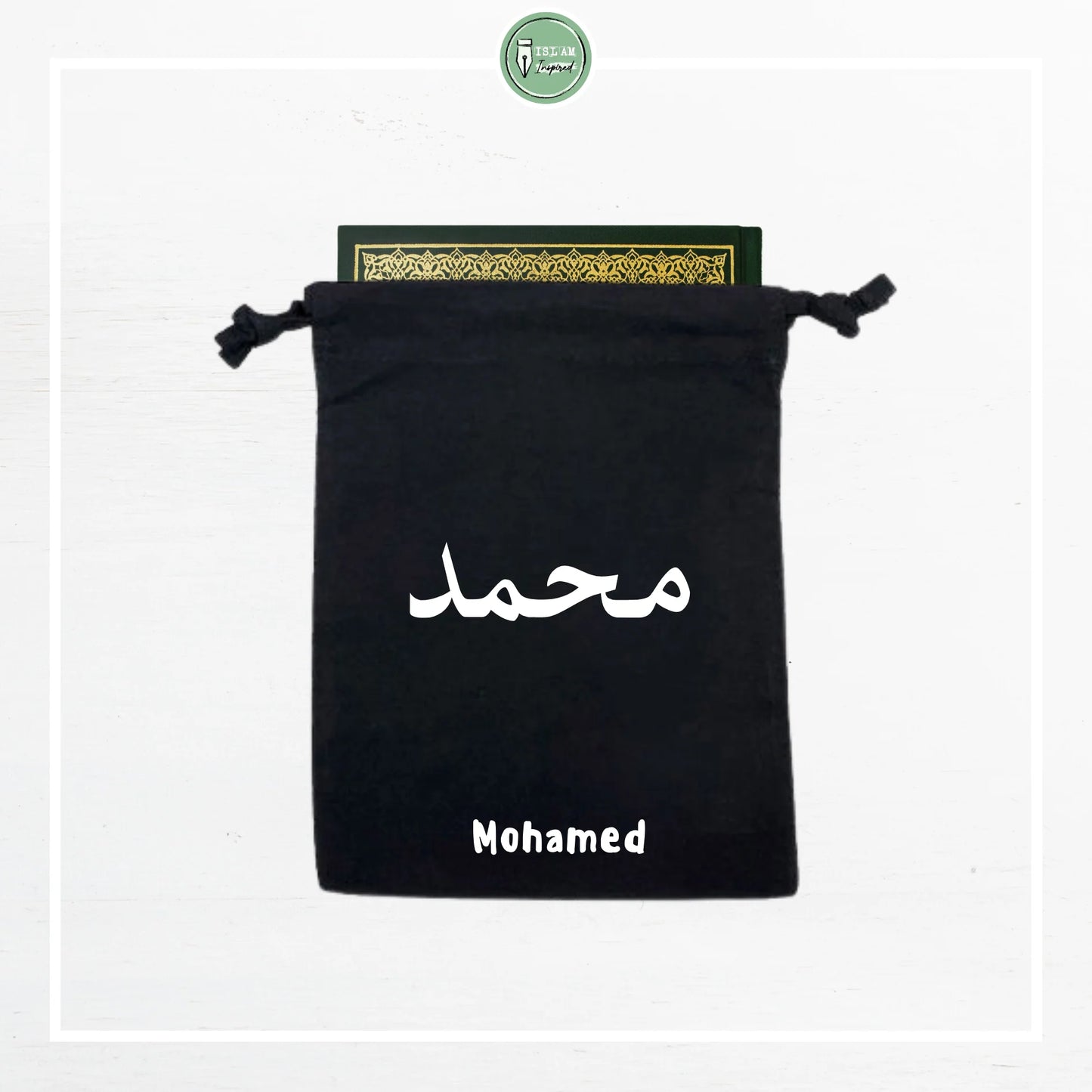 Gepersonaliseerde giftbox 'Arabic' (met pennenhouder, spaarpot of mok)