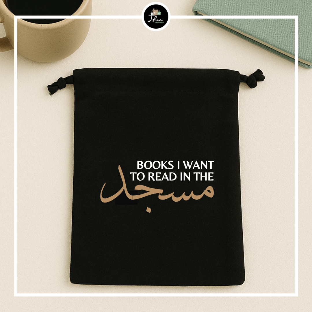 Ramadan bookbag 'Books I want to read in the masdjied'