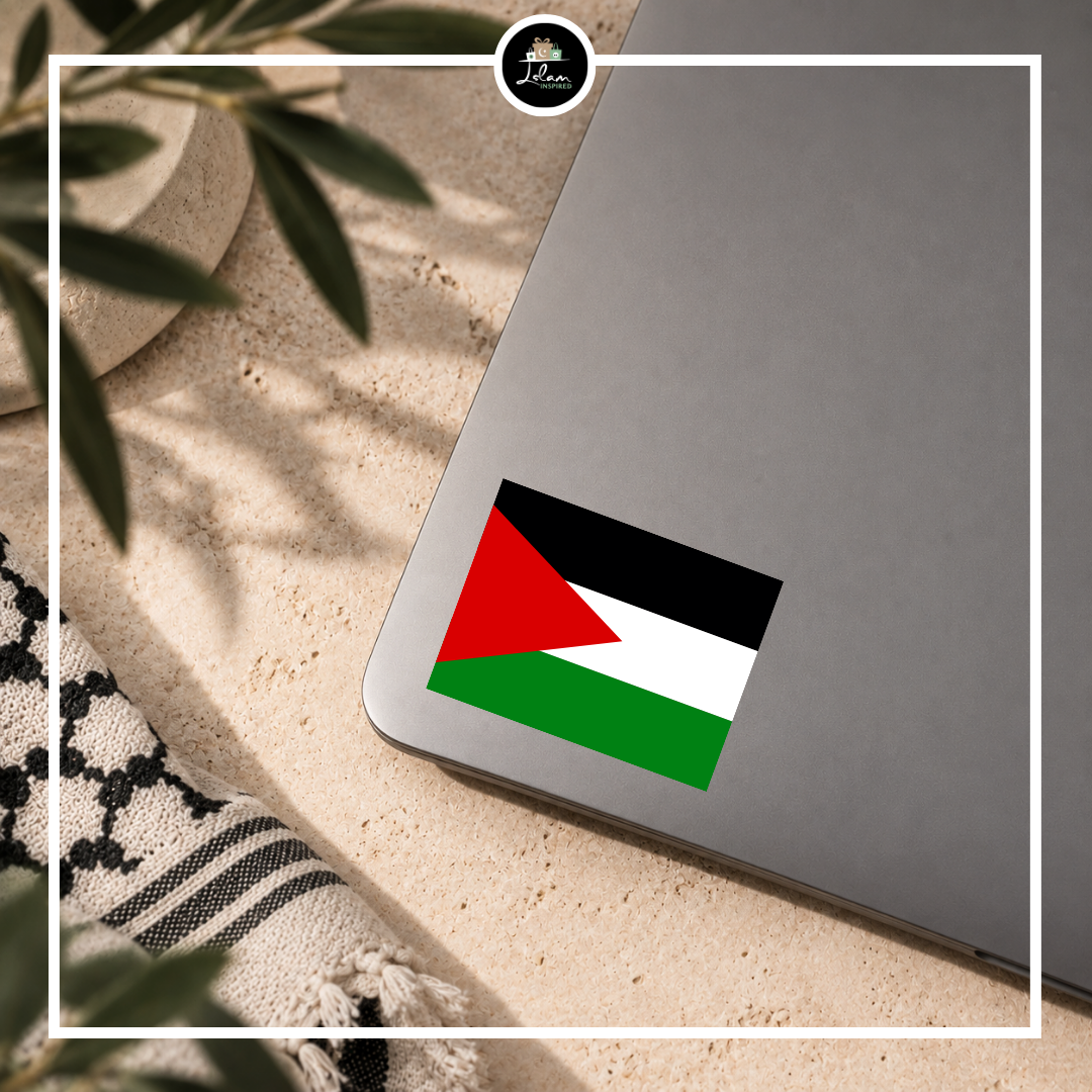 Sticker Palestina (vlag)
