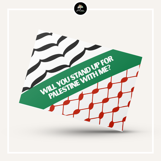 Wenskaart 'Palestina'