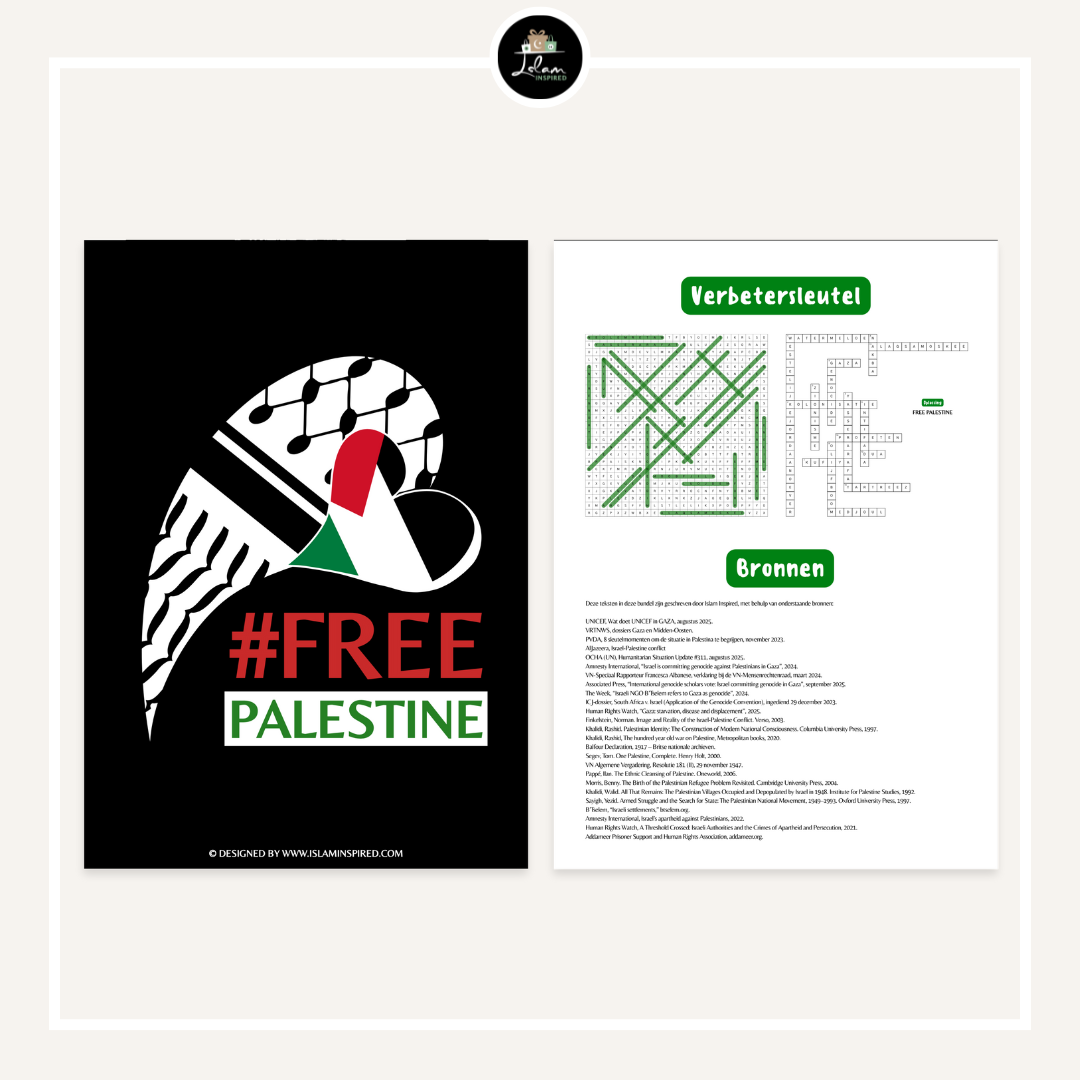 Interactieve Palestina printable