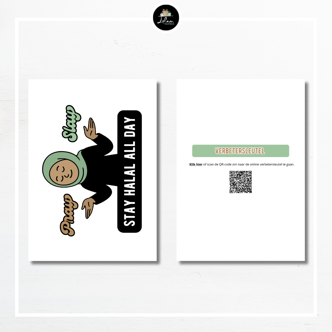 Interactieve printable voor Islamitische pubers