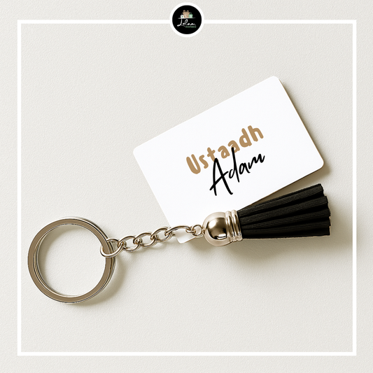 Gepersonaliseerde sleutelhanger voor een ustaadh of ustaadha