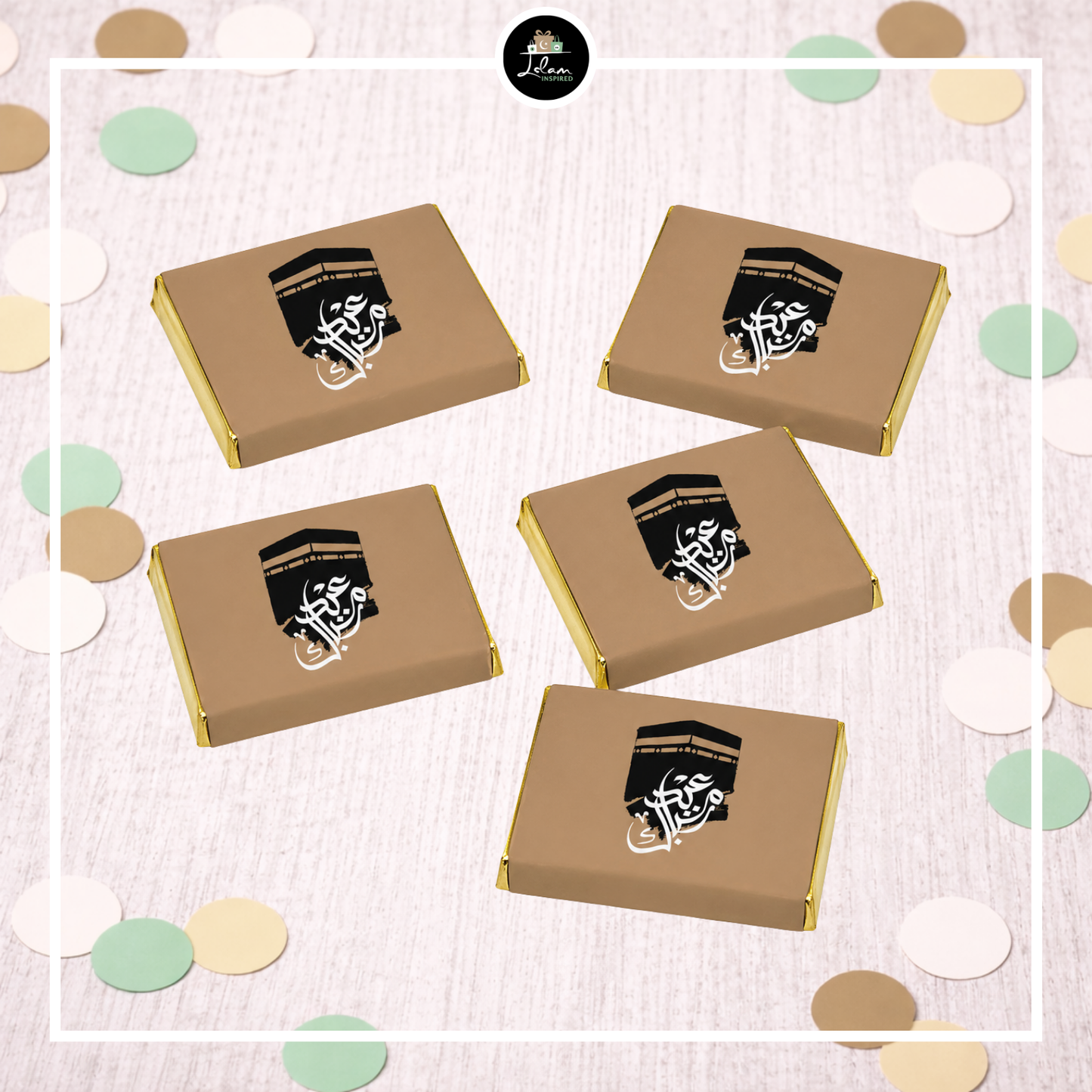 5 Eid mubarak chocolates 'Kaaba'