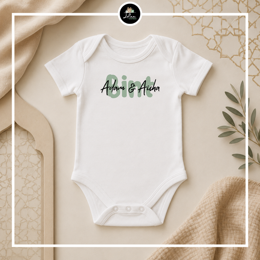 Gepersonaliseerd rompertje voor een dochter (bint)