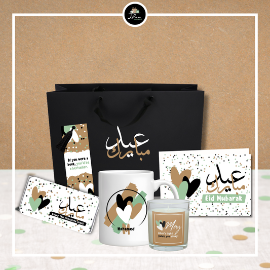 Eid Mubarak giftbag in confetti thema