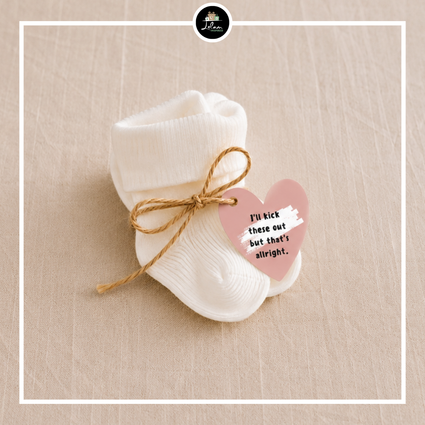 Chaussettes de bébé « Je vais les jeter, mais ce n'est pas grave »