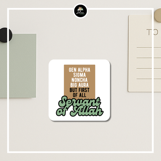 Magneet 'Servant of Allah'