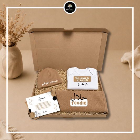 Letterbox gift for a newborn girl 'little ukht'
