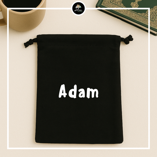 Gepersonaliseerde bookbag met naam - stoer