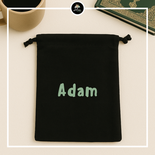 Gepersonaliseerde bookbag met naam - stoer