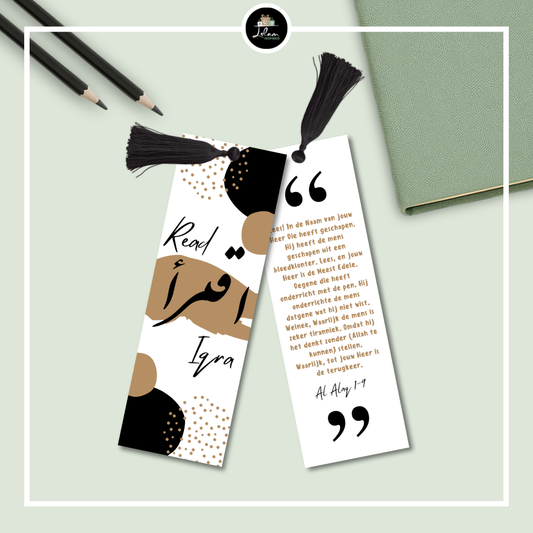 Dubbelzijdige boekenlegger 'Iqra'