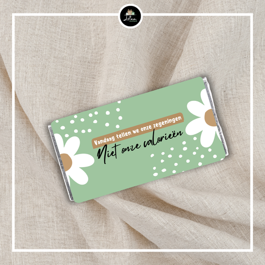 Eid Mubarak giftbag in madeliefjes thema