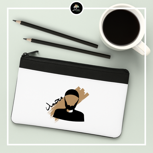 Gepersonaliseerde etui met baard illustratie