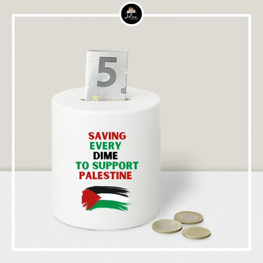 Palestina spaarpot 'Saving every dime to support Palestine'