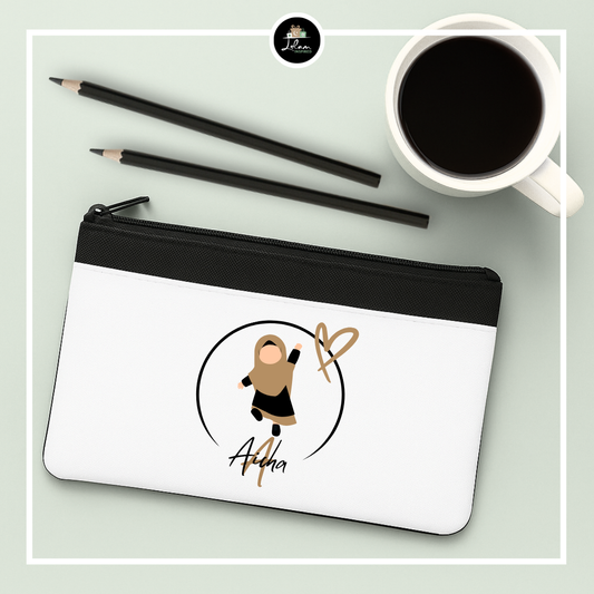 Gepersonaliseerde etui voor een moslimmeisje