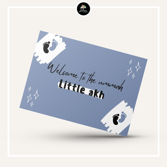 Giftbox voor een pasgeboren jongen 'little akh'