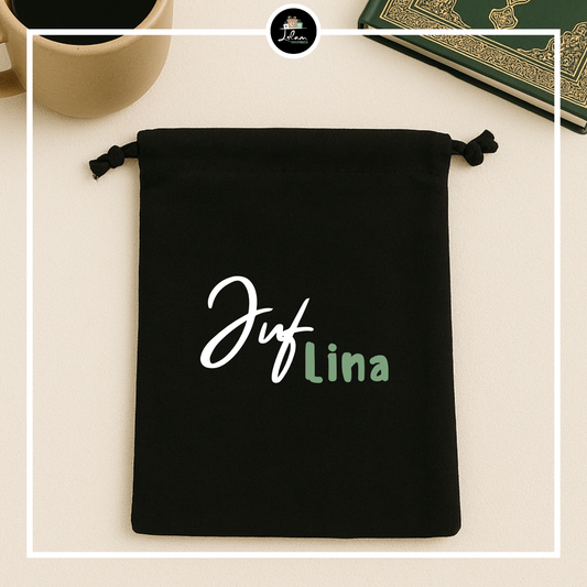 Gepersonaliseerde bookbag voor een juf of meester
