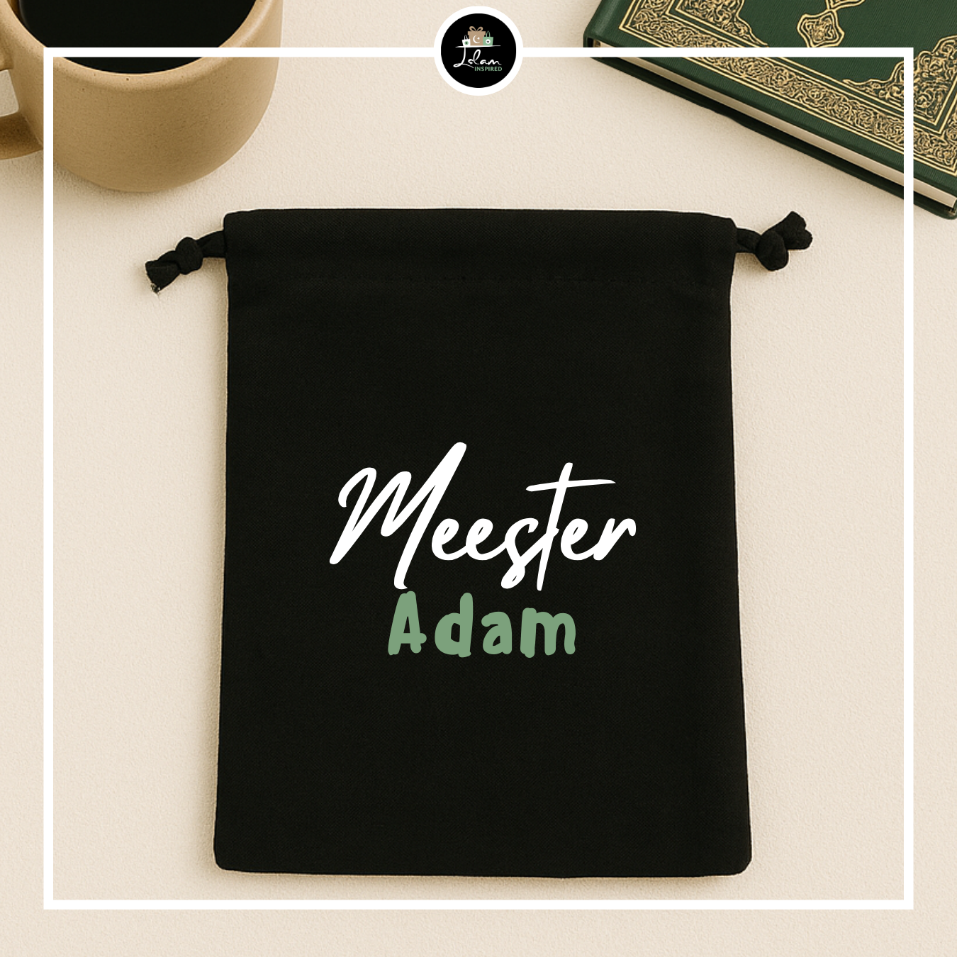 Personalized bookbag for a teacher