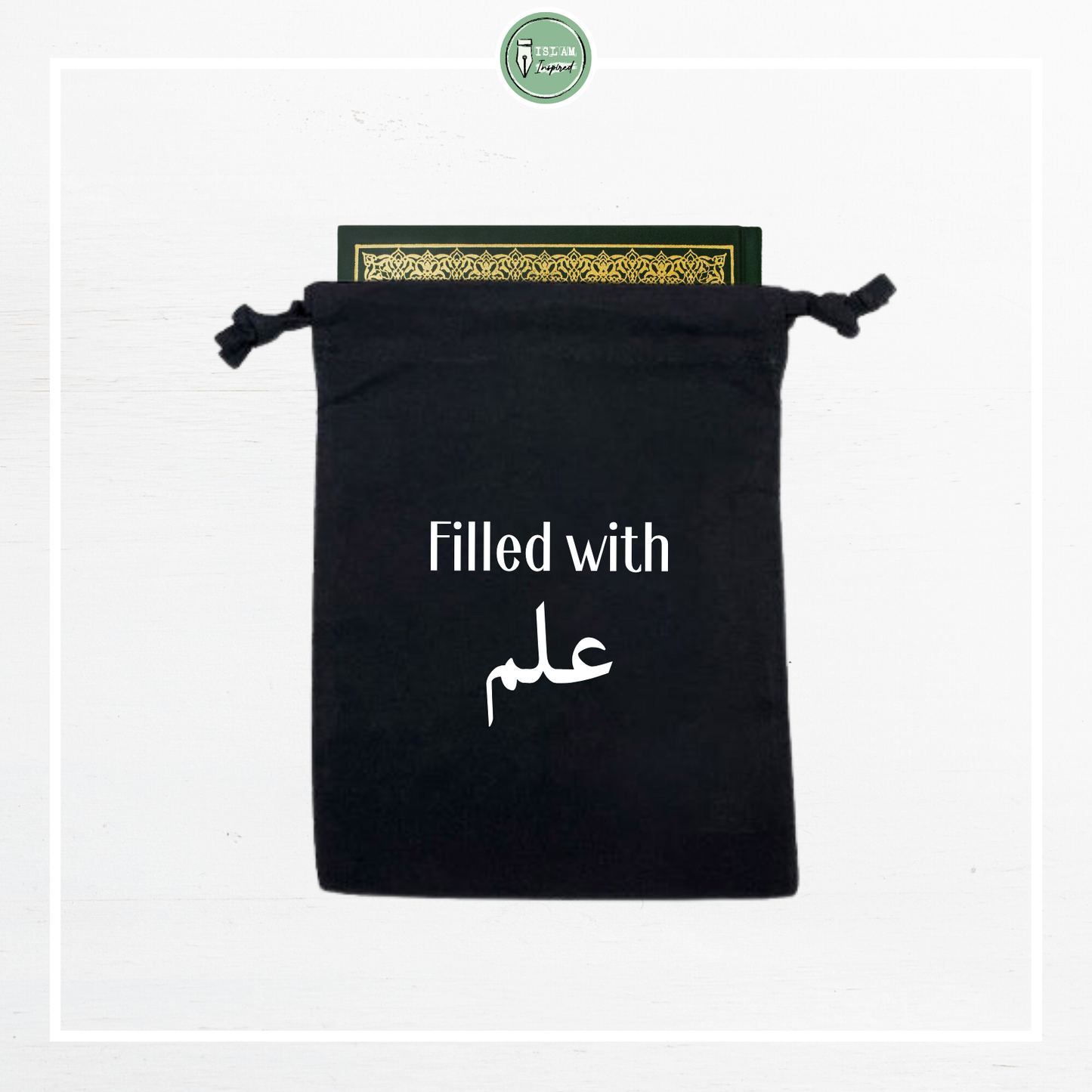 Bookbag 'Filled with ilm' (knowledge) Ramadan edition