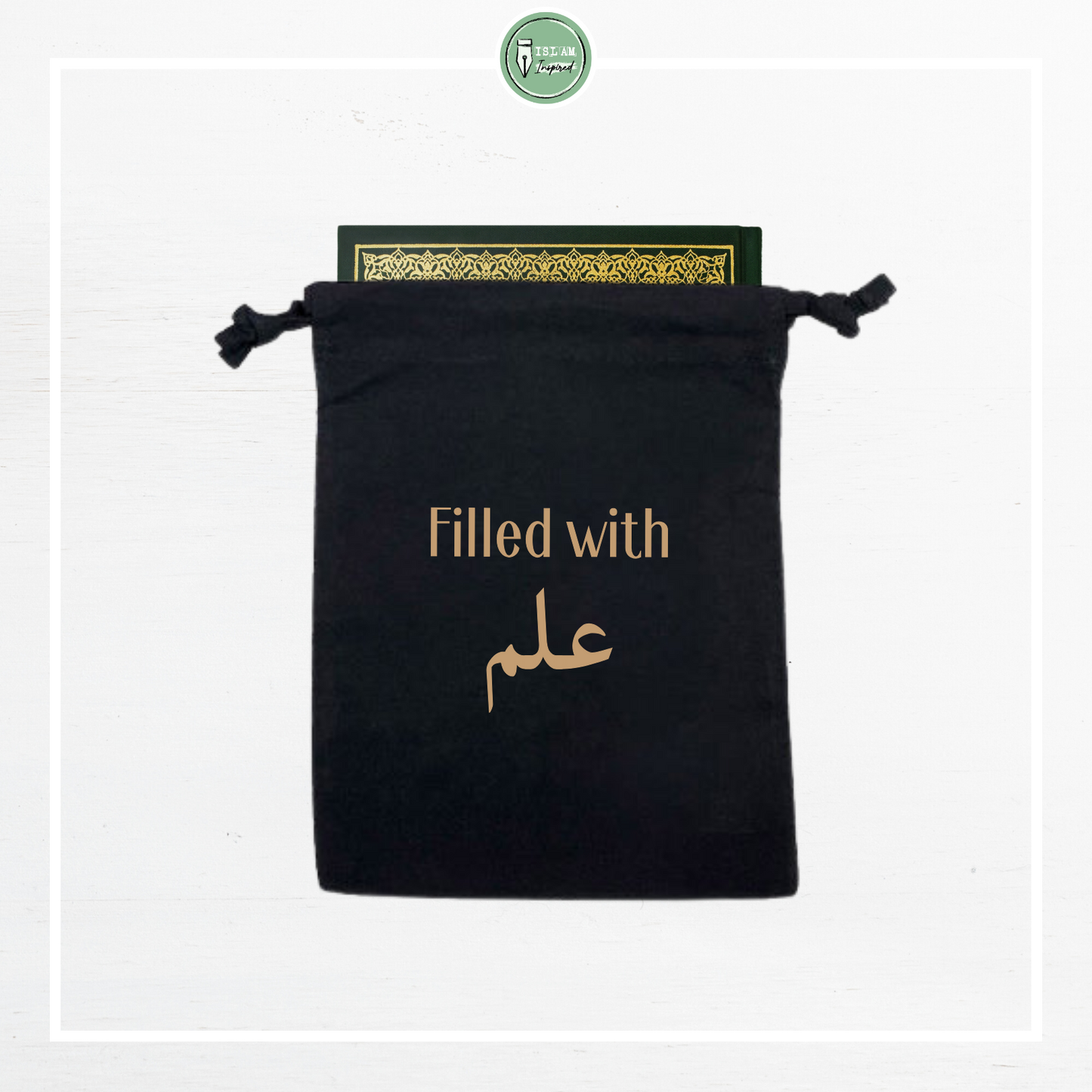 Bookbag 'Filled with ilm' (knowledge) Ramadan edition