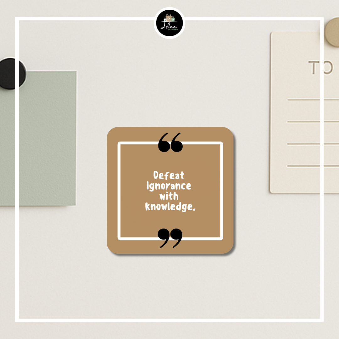 Magneet 'Defeat ignorance with knowledge'