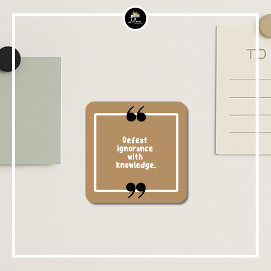 Magneet 'Defeat ignorance with knowledge'