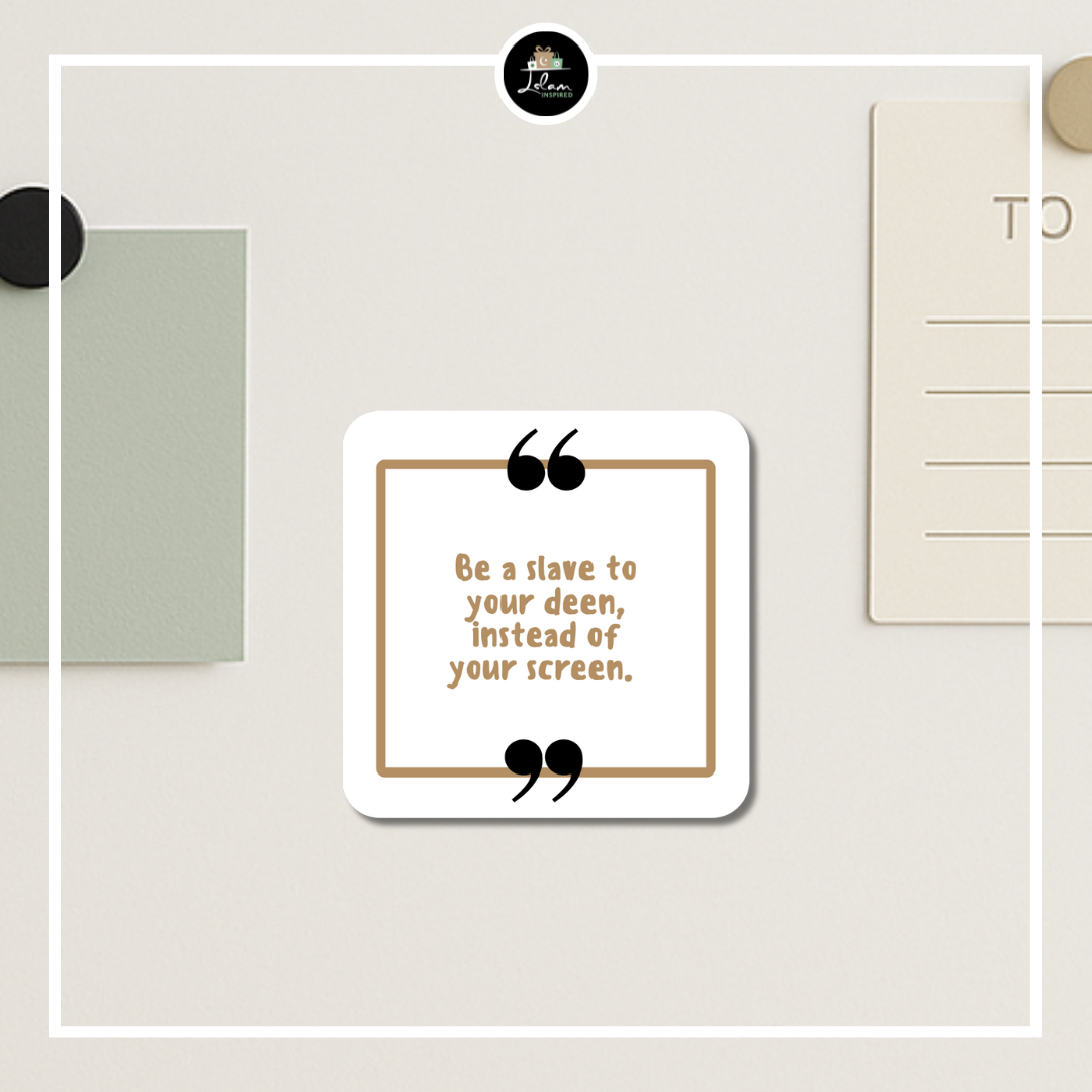 Magneet 'Be a slave to your deen'