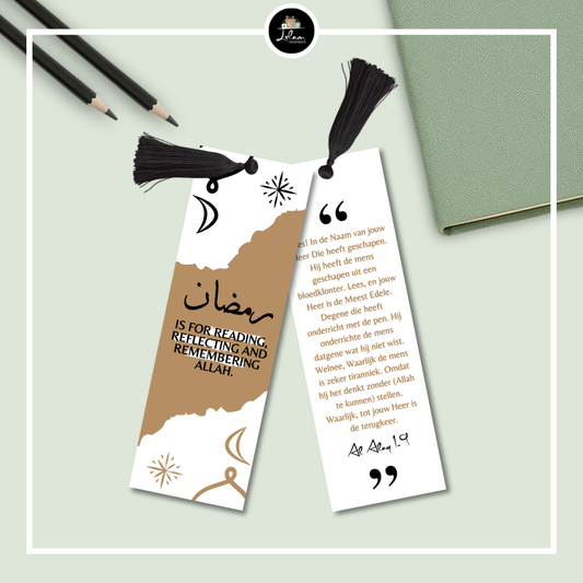 Ramadan giftset 'boekenlegger + bookbag'