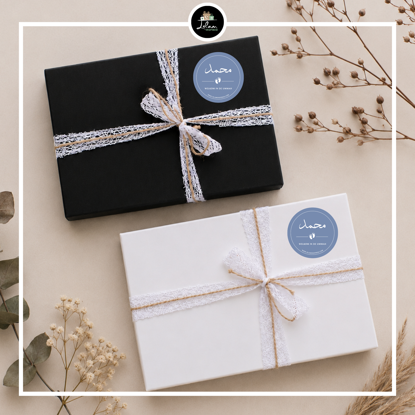Giftbox voor een pasgeboren jongen 'little akh'
