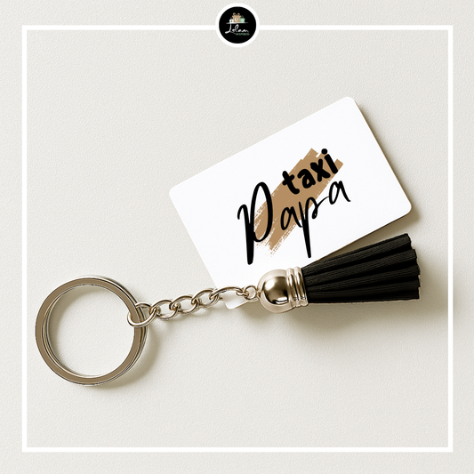Sleutelhanger 'Taxi mama of papa'
