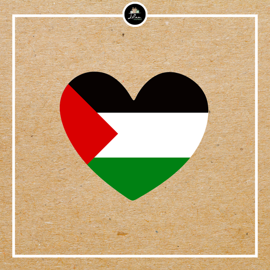 Sticker Palestina (hart)