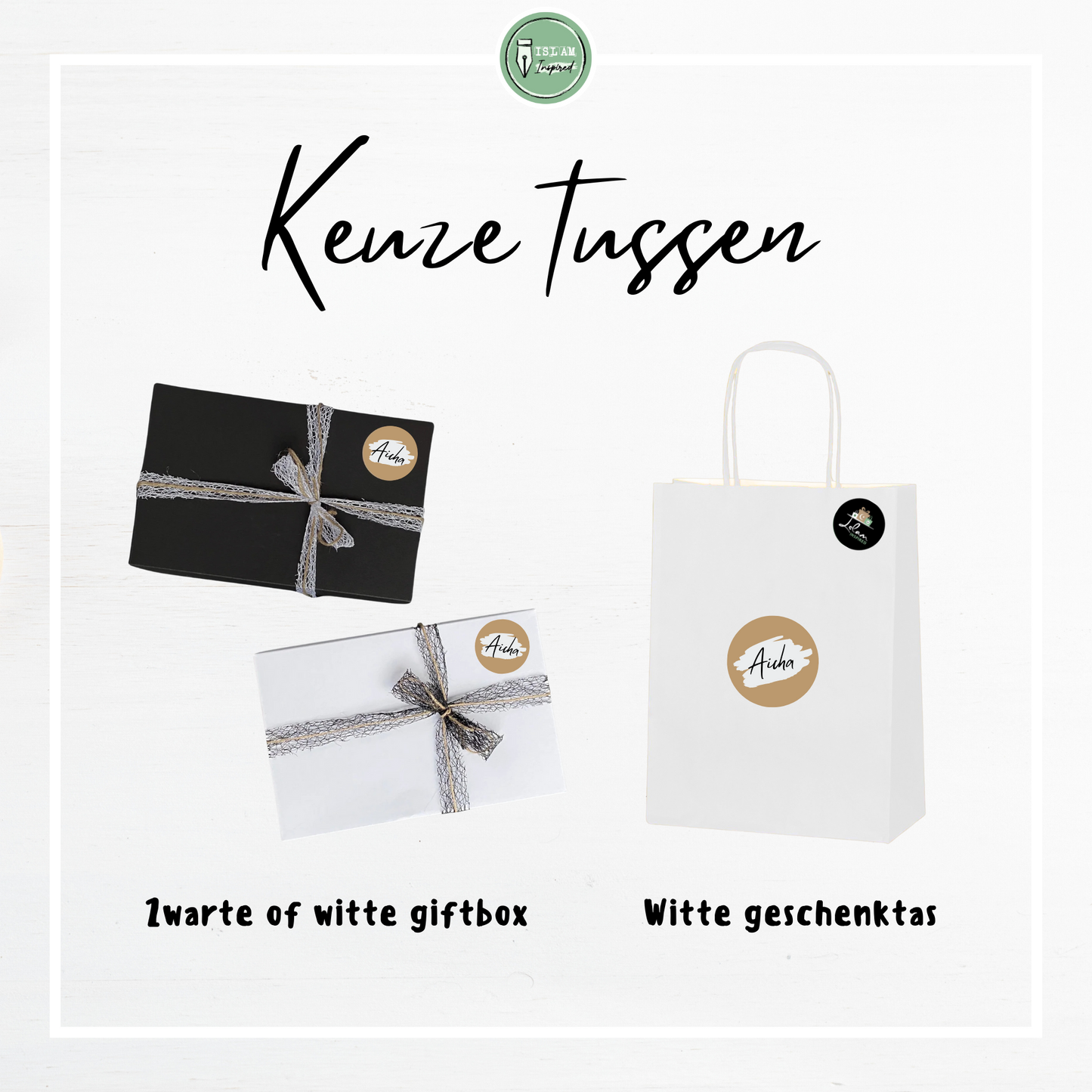 Giftbox of giftbag voor een vrouw