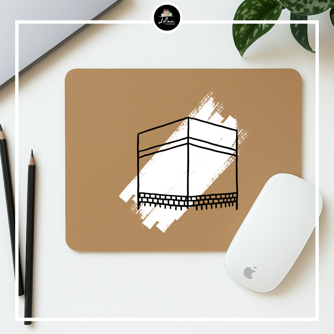 Muismat met kaaba illustratie