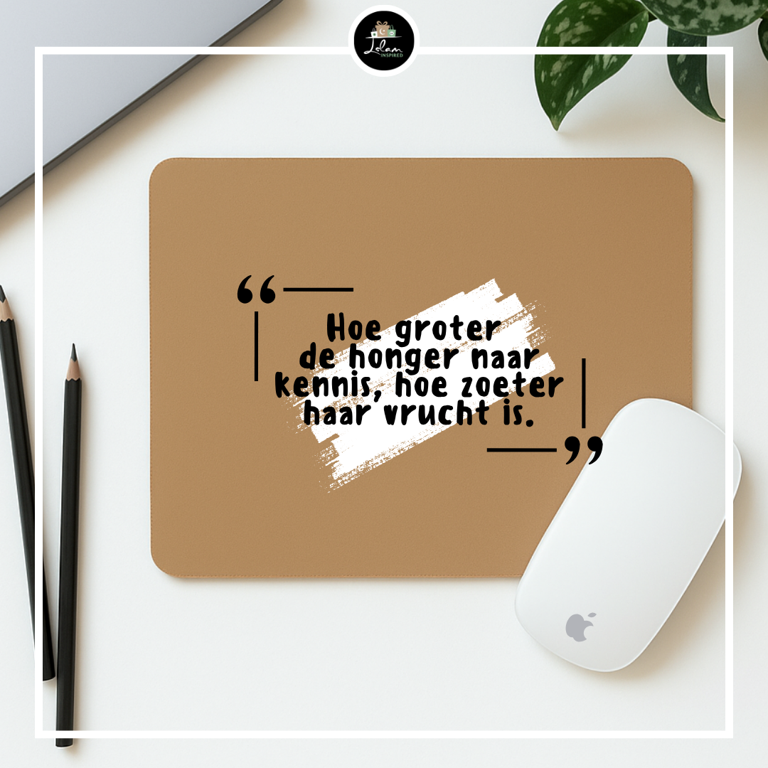 Muismat 'Honger naar kennis'