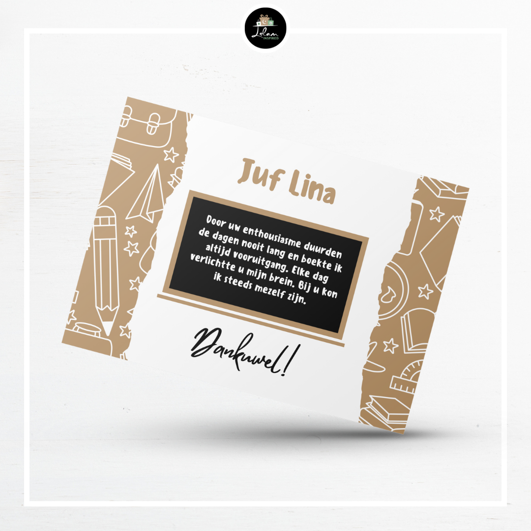 Greeting card for a teacher / master